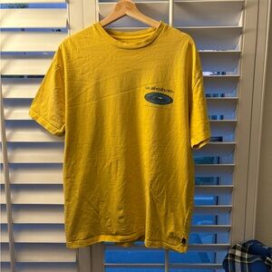 Quiksilver Men's Yellow T-Shirt